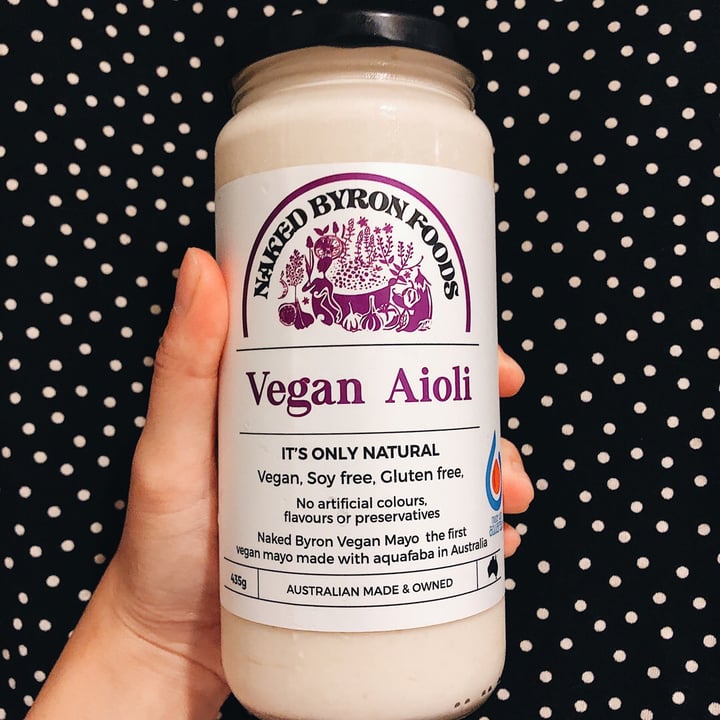 photo of Naked Byron Foods Vegan Mayonnaise - Aioli shared by @sazzie on  24 Mar 2019 - review