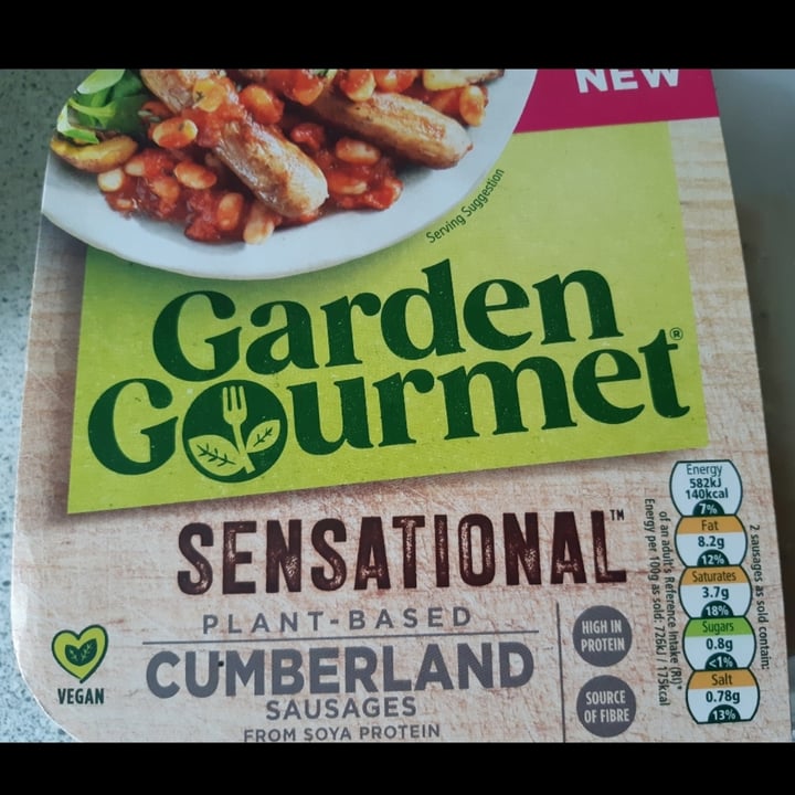 photo of Garden Gourmet Cumberland Sausages shared by @verity on  31 May 2022 - review