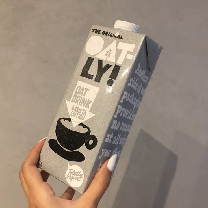 photo of Oatly Oat Drink Barista Edition  shared by @haylie on  04 Apr 2021 - review