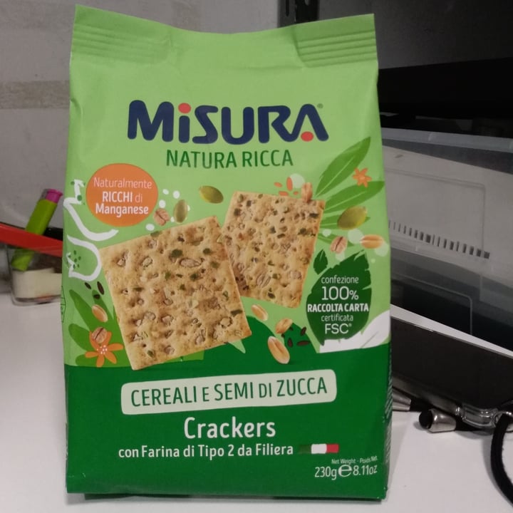 Misura Crackers ai Cereali, Semi di Zucca e Fiocchi di Avena - Natura ...