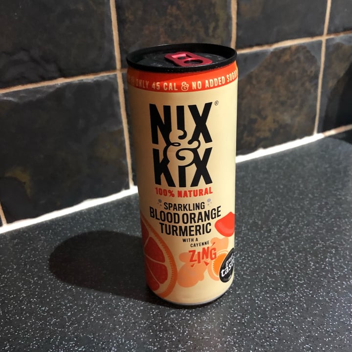 photo of Nix and Kix Blood orange turmeric drink shared by @esmehart on  11 Nov 2022 - review