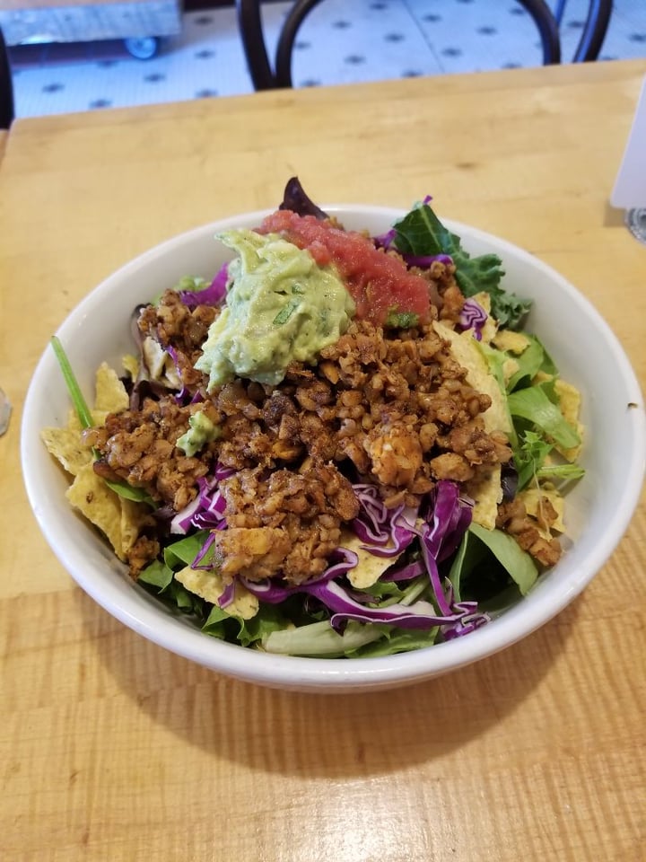 photo of Tao Natural Foods Vegam Taco Salad shared by @donoharm on  04 Nov 2018 - review