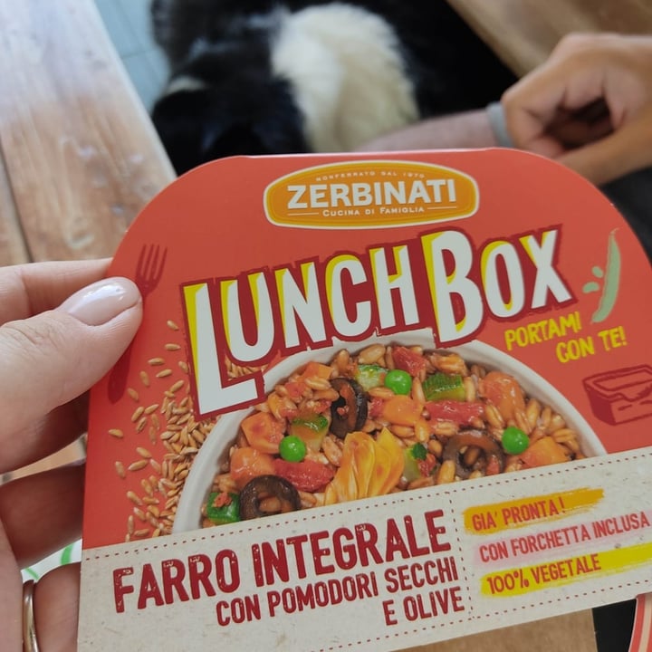 photo of Zerbinati Lunch Box Farro Integrale con Pomodori Secchi e Olive shared by @raffa70s70 on  12 Aug 2021 - review