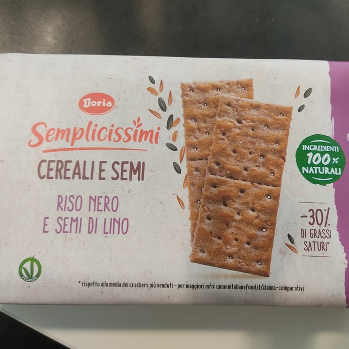 photo of Doria Semplicissimi cereali Riso Nero e Semi di Lino shared by @88roby on  15 Mar 2022 - review