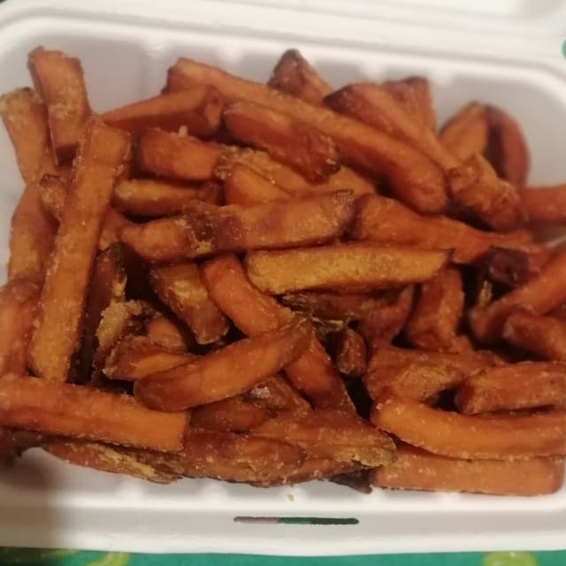 菜肴“Patate Dolci Fritte”的照片