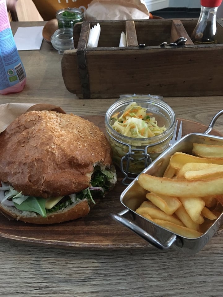 review photo of Vegan Burger Mongolei Burger shared by @inhale3xhale on 30 Mar 2020 - review