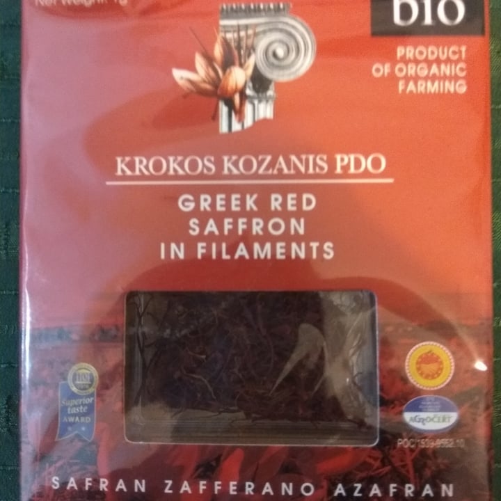photo of Krokos Kozanis Greek Red Saffron shared by @sofia-anne on  26 Sep 2020 - review