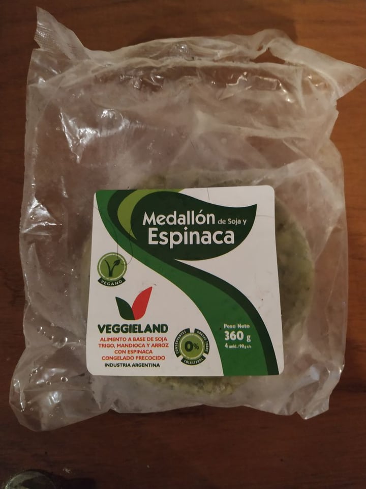 review photo of Veggieland Medallon de Soja y Espinaca shared by @supremebb on 25 Nov 2019 - review