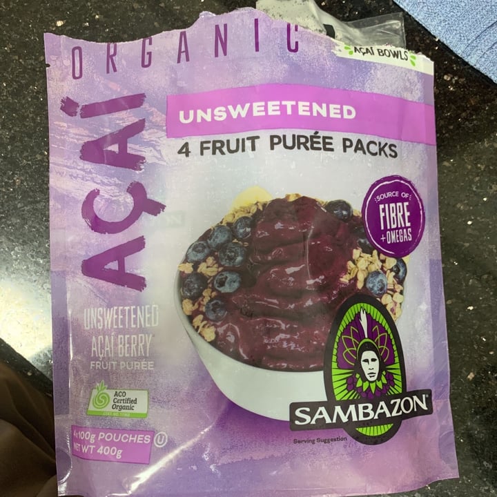photo of Sambazon Açaí Superfruit Packs Pure Unsweetened shared by @shania8777 on  19 Apr 2020 - review