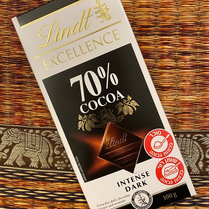 photo of Lindt 70% Cocoa Dark Chocolate Excellence Bar shared by @kerent10 on  02 Apr 2021 - review