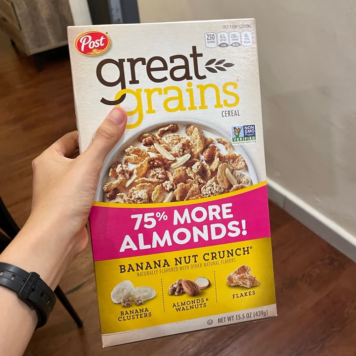 photo of Great Grains Banana Nut Crunch shared by @cinnamonsticks on  22 Mar 2022 - review