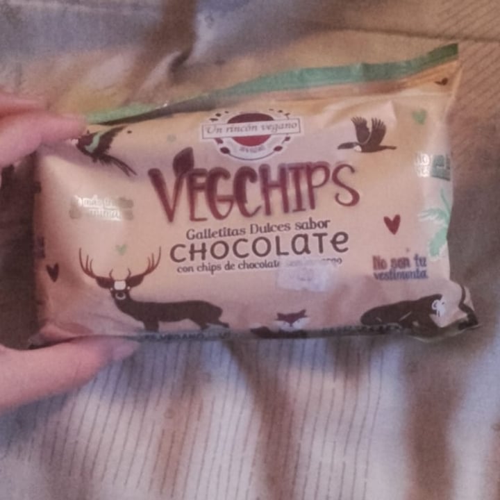 photo of Un Rincón Vegano Vegchips Galletitas Dulces sabor Chocolate shared by @magaly23 on  02 Jul 2020 - review