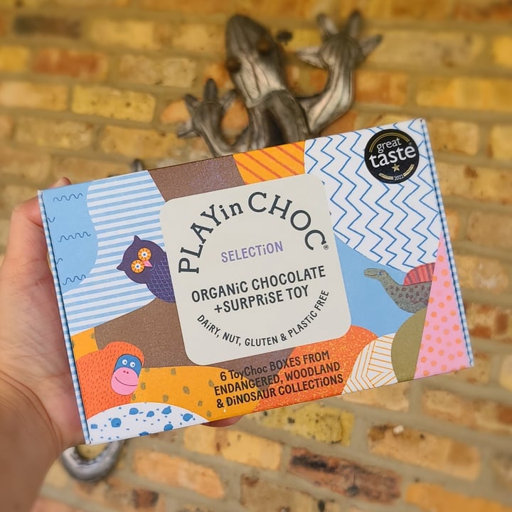 photo of PlayinChoc Dinosaurs Organic Chocolate + Surprise Toy shared by @agreene428 on  03 Dec 2022 - review