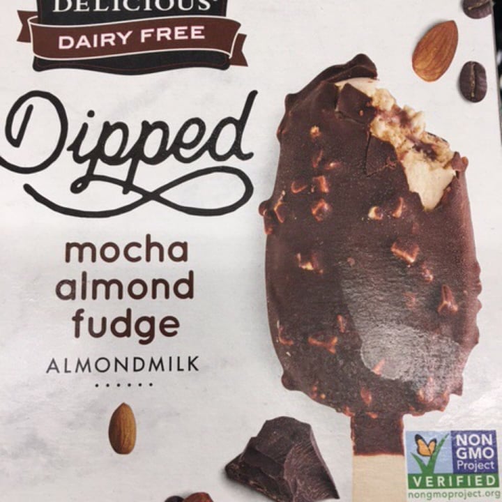 photo of So Delicious Dairy Free Dipped Mocha Almond Fudge Bar Almondmilk Frozen Dessert shared by @rnassiff on  08 Nov 2020 - review