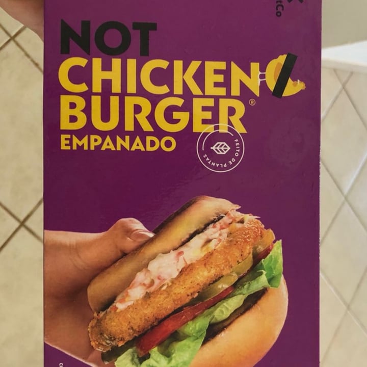 photo of NotCo Brasil Not Chicken Burger Empanado shared by @cristinaenjo on  15 Dec 2022 - review