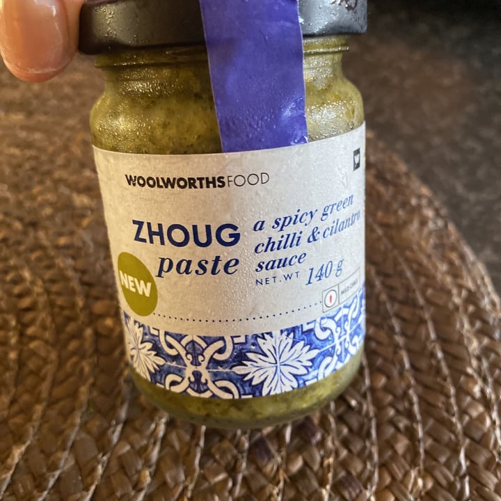 photo of Woolworths Zhoug Paste shared by @marcytheresa on  18 Jan 2021 - review