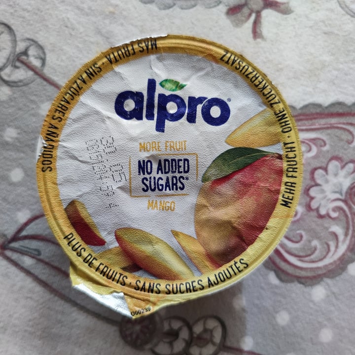 photo of Alpro Mango Yogurt (No Added Sugars) shared by @marikiki on  26 May 2022 - review