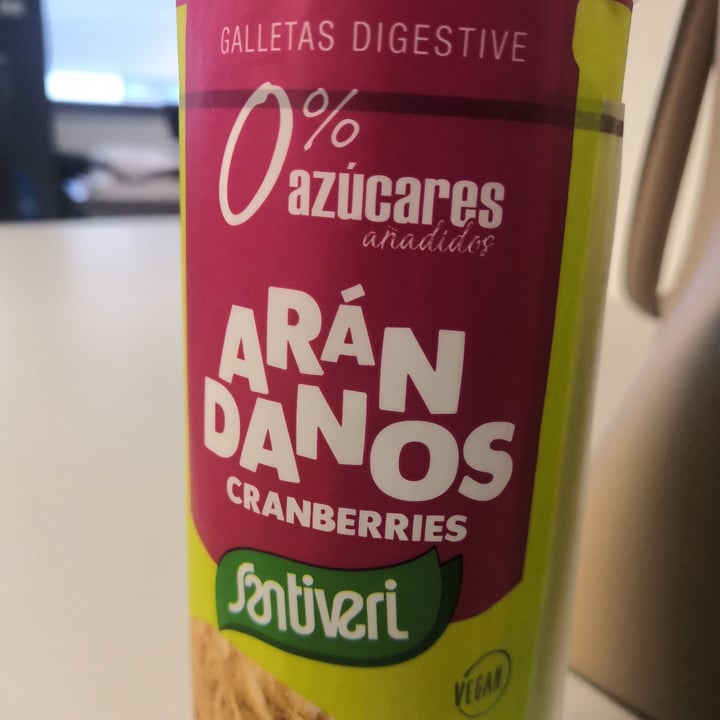 photo of Santiveri Galletas digestive con arándanos shared by @joanacruz on  24 Jan 2022 - review