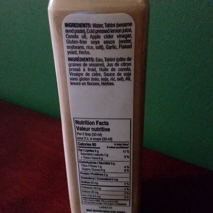 photo of Summer Fresh Apple Cider Tahini Plant-powered Salad Dressing shared by @farmette on  11 Jul 2022 - review