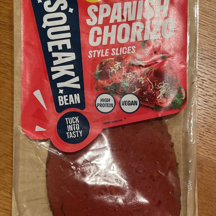 photo of Squeaky Bean Spanish Chorizo shared by @niamhroberts on  17 Nov 2022 - review