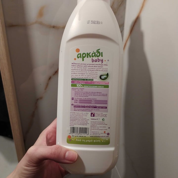 photo of Arkadi Arkadi Baby fabric softener shared by @kapadeltani on  21 Jan 2022 - review