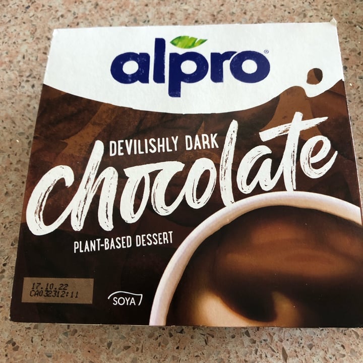 photo of Alpro Devilishly Dark Chocolate Plant-based Dessert shared by @loref11 on  24 Mar 2022 - review