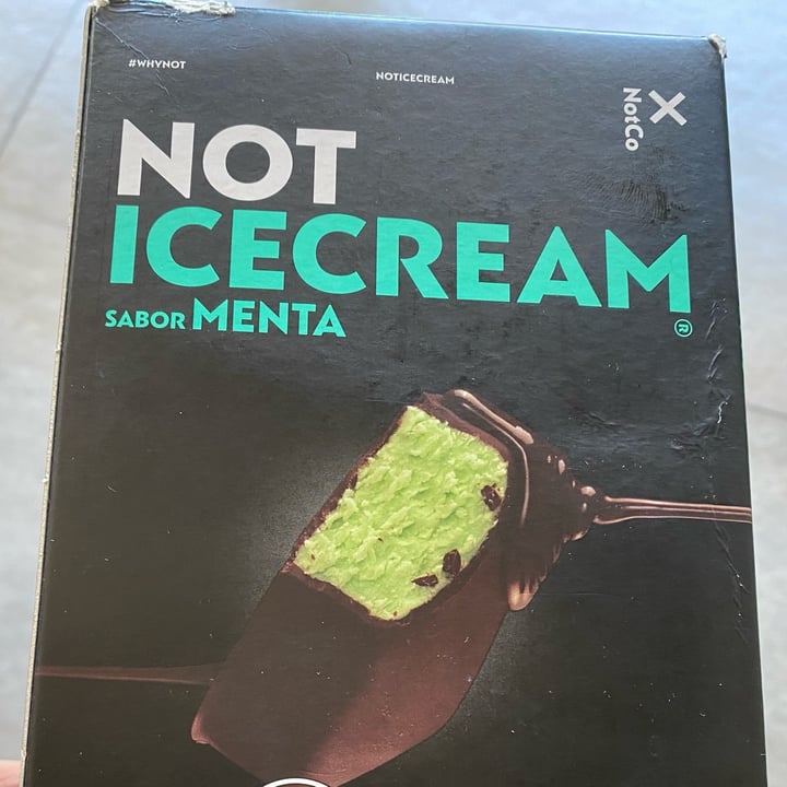 photo of NotCo not ice cream menta shared by @deniselm on  16 Dec 2022 - review