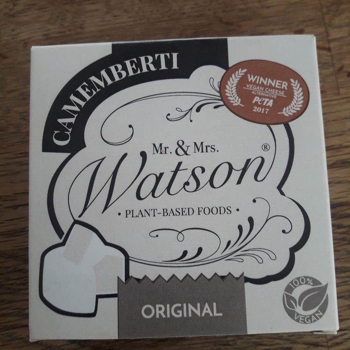 photo of Mr. & Mrs. Watson Mr & Mrs Watson vegan camembert shared by @padster on  14 Feb 2022 - review