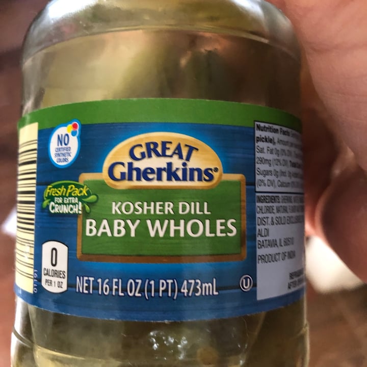 Great Gherkins Kosher dill baby whole pickles Review abillion