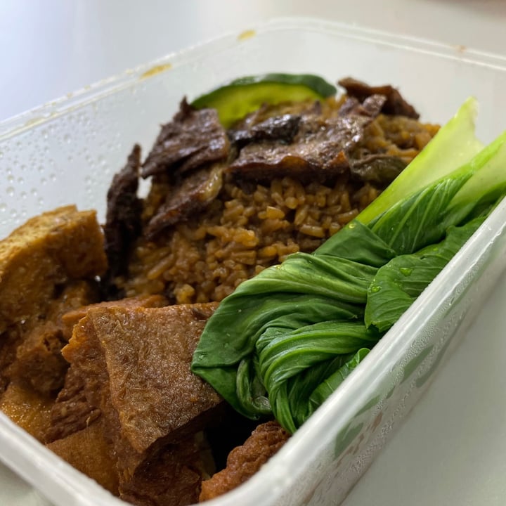 photo of Vegetarian Villas Braised Duck Rice shared by @ratatouvege on  18 Aug 2021 - review