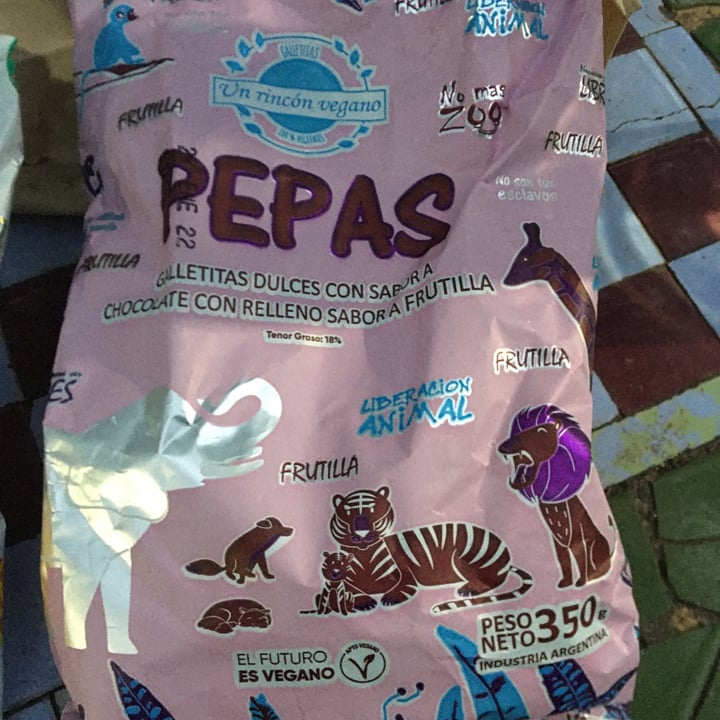 review photo of Un Rincón Vegano Pepas Galletas Dulces con sabor Chocolate con relleno de Frutilla shared by @agoscolo89 on 03 Oct 2021 - review