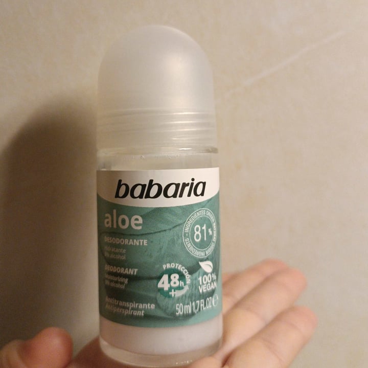 photo of Babaria Aloe desodorante shared by @kania on  21 Nov 2022 - review