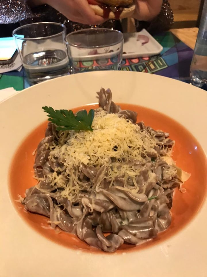 review photo of Dolce Vegan Fusilli con panna e fughi shared by @veganvale on 22 Feb 2020 - review