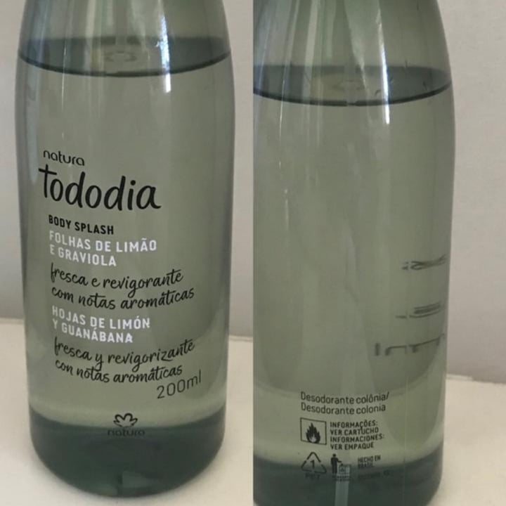 photo of Natura Body splash hojas de limón y guanabana shared by @mariairaizoz on  21 Sep 2020 - review