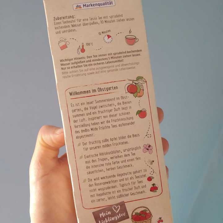 review photo of dmBio Milder Früchte Tee shared by @suze7 on 15 Mar 2022 - review