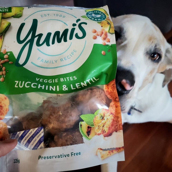 photo of Yumi's Veggie Bites Zucchini & Lentil shared by @itsjustmel on  12 Apr 2022 - review