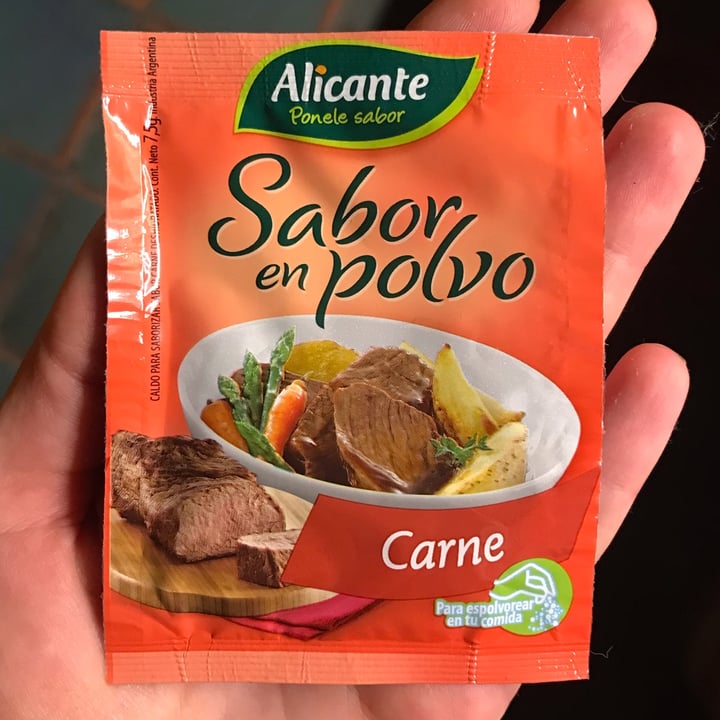 photo of Alicante Sabor en Polvo Carne shared by @lilanovel on  03 Oct 2021 - review