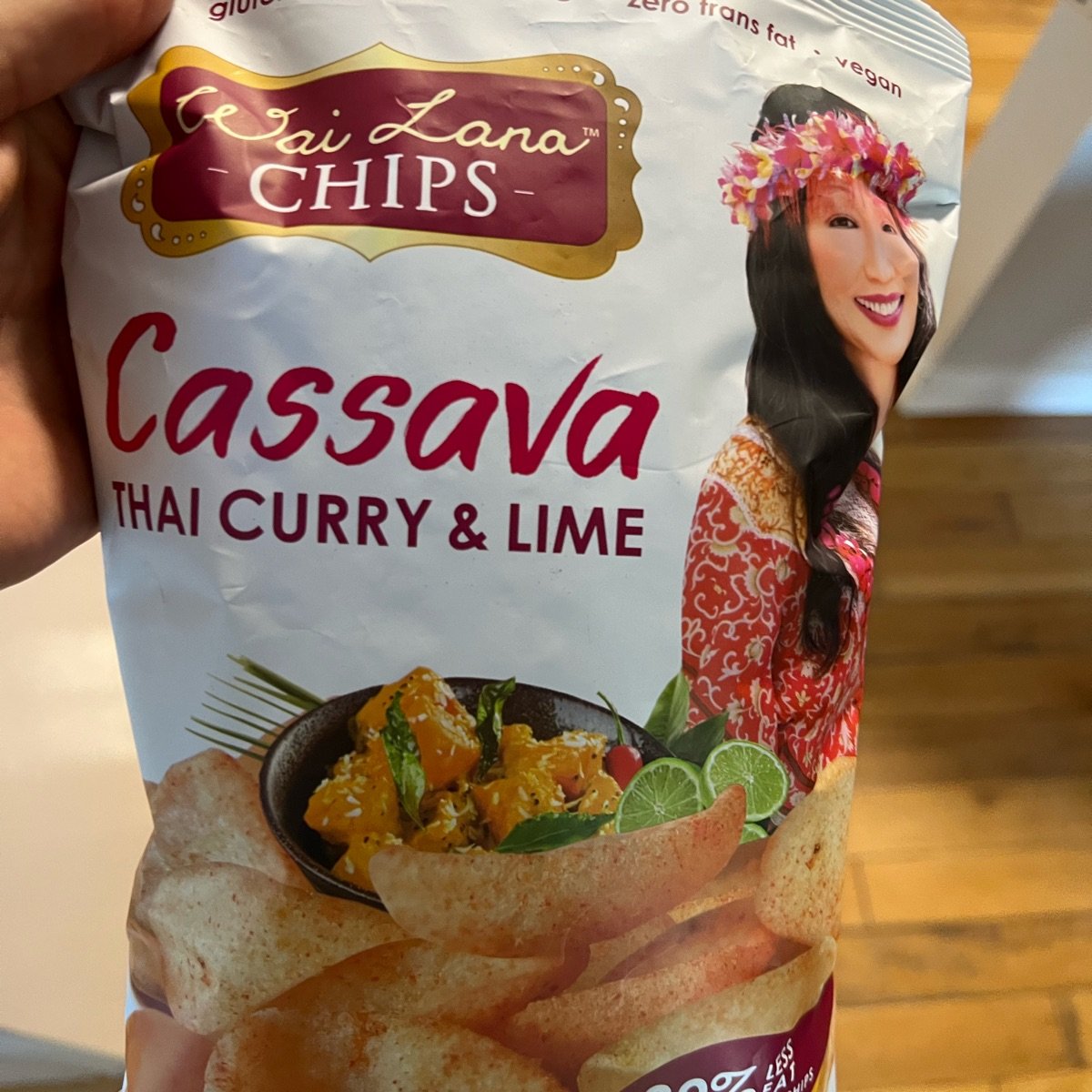 Wai Lana Chips Thai curry & lime cassava chips Reviews abillion