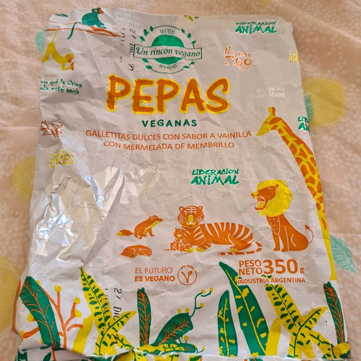 review photo of Un Rincón Vegano Pepas Galletitas Dulces con Sabor a Vainilla con Mermelada de Membrillo shared by @vaca on 16 Apr 2021 - review