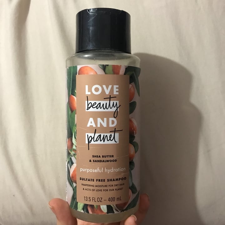 photo of Love Beauty and Planet Shea Butter & Sandalwood Sulfate Free Shampoo shared by @prisaurio on  19 Jul 2020 - review