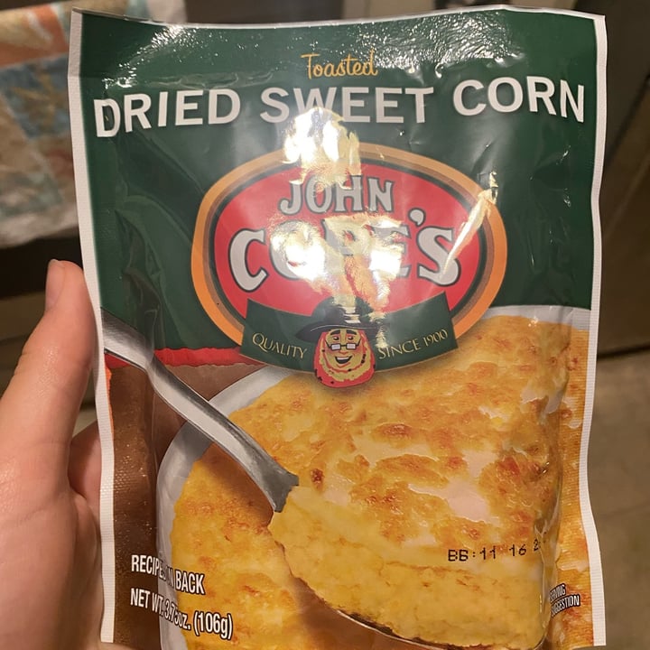 photo of John Cope’s Dried Sweet Corn shared by @andrewbrown23 on  28 Mar 2022 - review