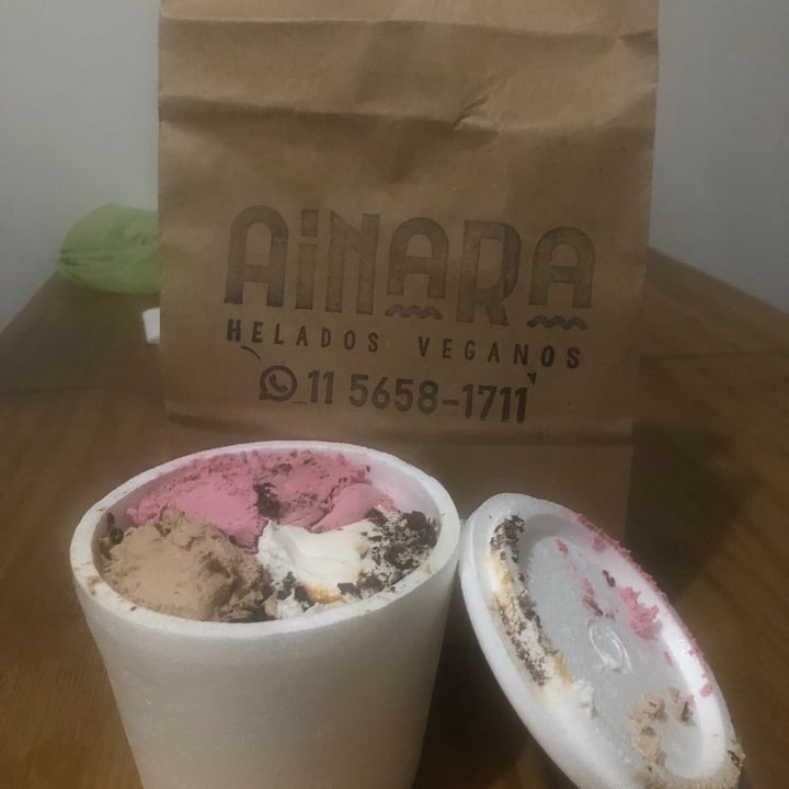 photo of Ainara Helados Veganos Helado 1/2 Kilo shared by @sergeipau on  12 Aug 2021 - review