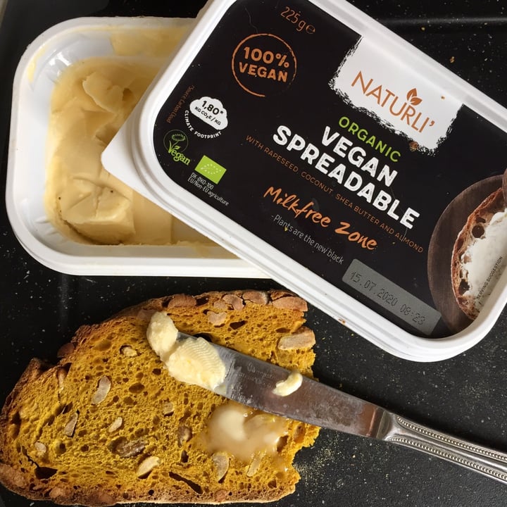 review photo of Naturli' Naturli’ Organic Spreadable shared by @jtreal on 27 Apr 2020 - review