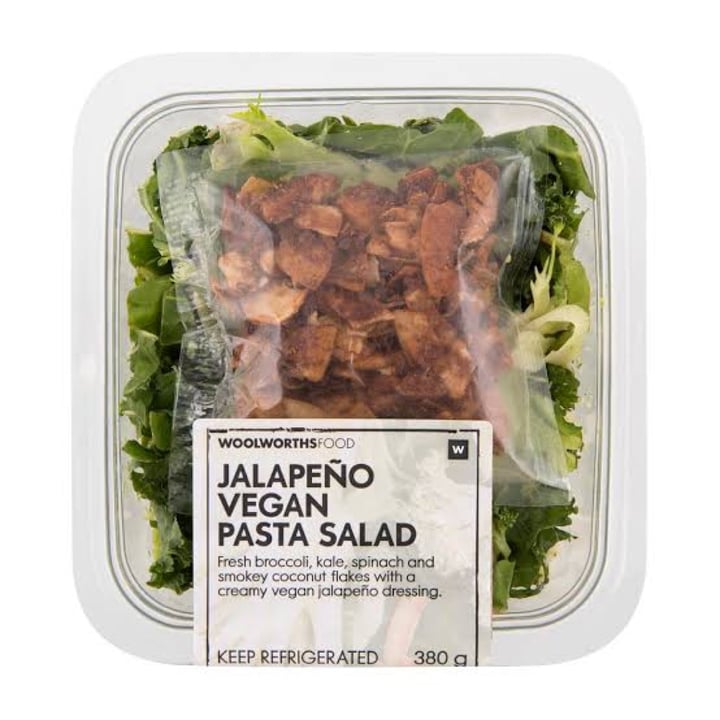 photo of Woolworths Food Vegan jalepeno pasta salad shared by @cvdm on  03 Dec 2019 - review