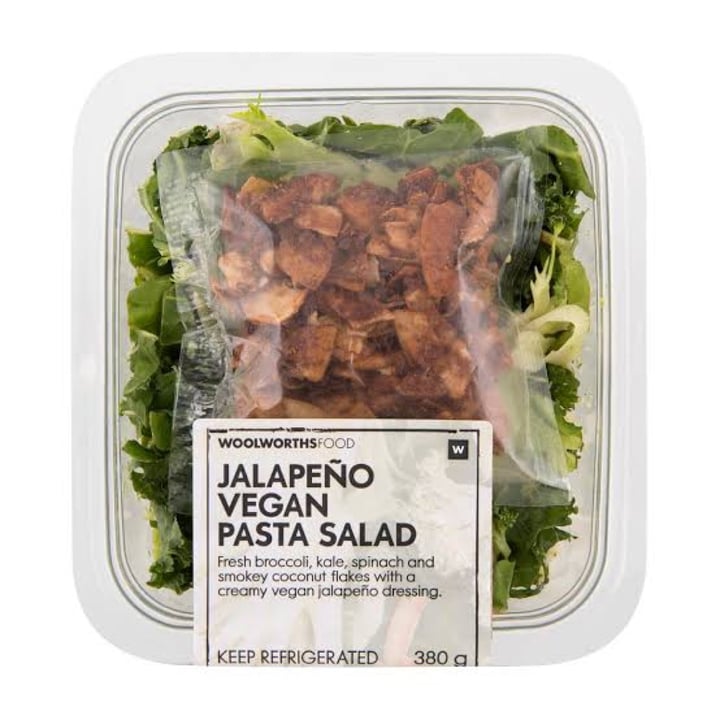 review photo of Woolworths Food Vegan jalepeno pasta salad shared by @cvdm on 03 Dec 2019 - review