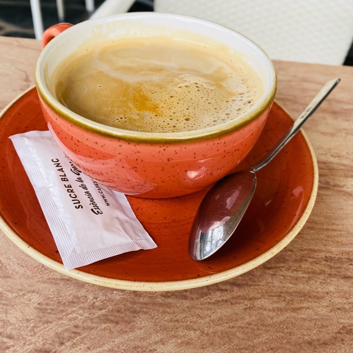 review photo of ES BAR DE DALT Café descafeinado con leche de avena shared by @marionayogacadaques on 22 Jun 2022 - review