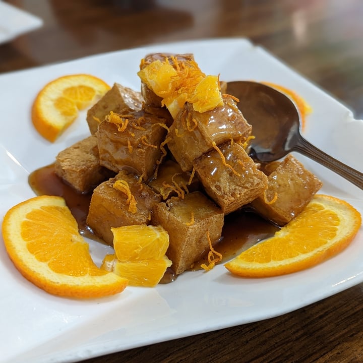 photo of Veggie House Orange Tofu shared by @jonok on  09 Oct 2022 - review