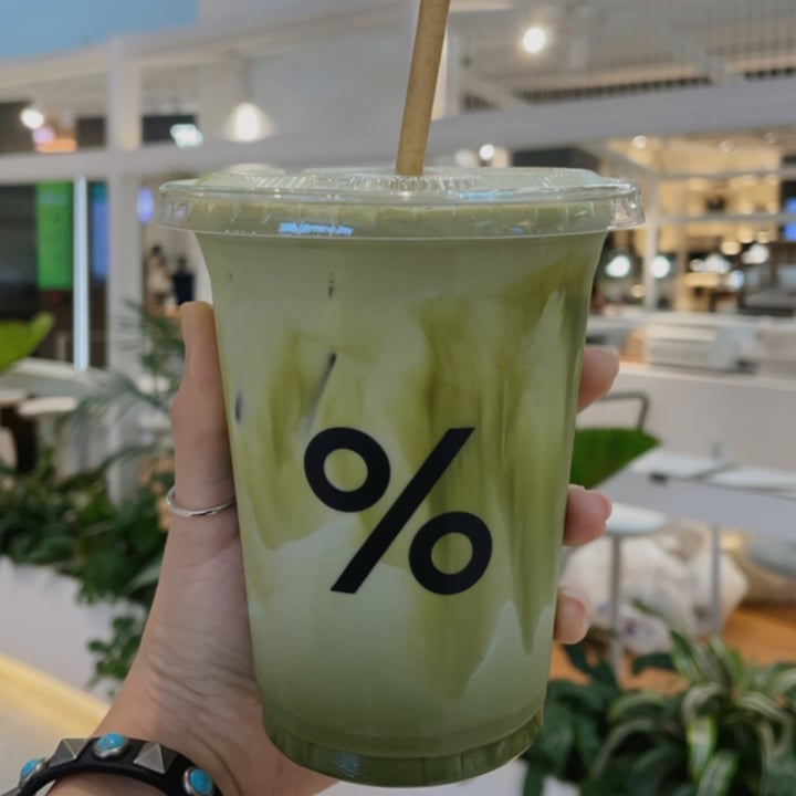 photo of %Arabica Singapore Matcha Oat Milk Latte shared by @jintongye on  11 Apr 2021 - review