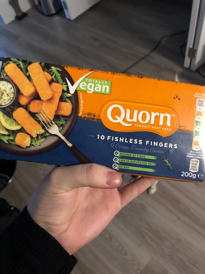 review photo of Quorn Fishless Fingers shared by @aimeeleighh1 on 12 Jan 2020 - review