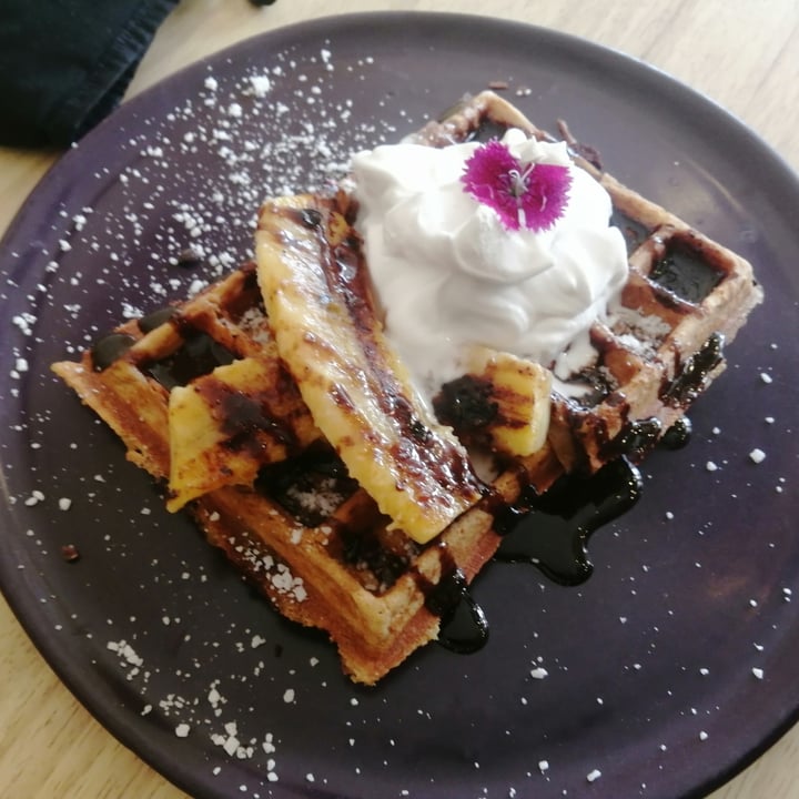 photo of Lexi's Healthy Eatery Choc Chip Protein Waffles shared by @stevieb93 on  10 Sep 2021 - review